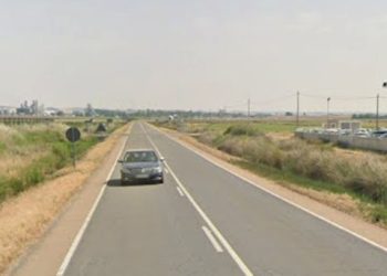 La salida de un turismo en Huerta deja un herido con una brecha en la cabeza y trasladado al Hospital de Salamanca