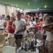 Euforia desatada en Peñaranda para celebrar el triunfo de España en el Mundial de Fútbol frente a Argentina y el gol de Ferran