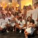 Miguel Alfayate y Kaki Sánchez celebran en Peñaranda sus Bodas de Oro con una fiesta ibicenca organizada por familia y amigos