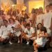 Miguel Alfayate y Kaki Sánchez celebran en Peñaranda sus Bodas de Oro con una fiesta ibicenca organizada por familia y amigos