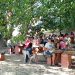 El Pedroso de la Armuña recibe los talleres de bordado «Al fresco» que reúnen a 42 participantes en el merendero El Chorrito
