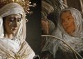 Nuestra Señora de la Soledad estrena en Peñaranda un tocado inspirado en la célebre obra «Las Hilanderas» de Velázquez