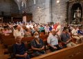 Alaraz festeja a la Virgen de las Nieves con una misa solemne y prepara ya la marcha de la lucha contra el cáncer de este domingo