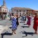 Palaciosrubios acompaña con bailes a la Virgen de las Nieves en una procesión con sones de dulzaina y la patrona a hombros