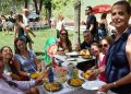 Rágama comparte una paella en La Chopera dentro de las fiestas chicas y en un fin de semana festivo con gran participación