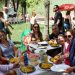 Rágama comparte una paella en La Chopera dentro de las fiestas chicas y en un fin de semana festivo con gran participación