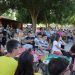 El humor del monologuista Álvaro Seko pone el broche a las fiestas de las Nieves en el parque del chiringuito de Palaciosrubios