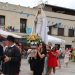 Cantalpino acompaña a la Virgen de la Asunción en su recorrido por la villa entre bailes al son del tamborilero charro Rufo