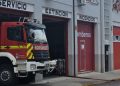 Incendio en unas instalaciones agrícolas de Nava de Sotrobal con la rápida intervención de los parques de Peñaranda y Villares