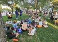 Rágama estrena las actividades de «Una comarca de cuento» con los cuentonautas en La Chopera y con regalos para todos