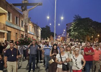 Peñaranda celebra la fiesta del Santo Cristo del Humilladero con misa, procesión y relevo de la tradicional mayordomía