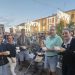 Peñaranda despide sus Ferias y Fiestas con una multitudinaria merienda en la plaza amenizada por los dulzaineros de Alborada