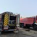 Incendio en unas instalaciones agrícolas de Nava de Sotrobal con la rápida intervención de los parques de Peñaranda y Villares