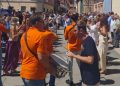 Villaflores vive una intensa jornada festiva con la tradicional procesión y el ambiente de sus fiestas de San Agustín