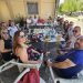 La paella popular reúne a vecinos y visitantes en la última jornada de las fiestas de San Pedro Advíncula en Villar de Gallimazo