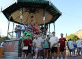 Las peñas peñarandinas protagonizan una divertida yincana en la plaza de España con triunfo para SKT, los Techmix y Memola