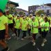 Peñaranda madruga y camina contra el cáncer desde la plaza de España hasta Cantaracillo y regreso tras un avituallamiento