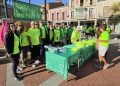 Peñaranda madruga y camina contra el cáncer desde la plaza de España hasta Cantaracillo y regreso tras un avituallamiento