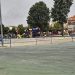 Vallado el arenero del parque La Huerta en Peñaranda tras las quejas por la presencia de cristales y otros restos tras las fiestas