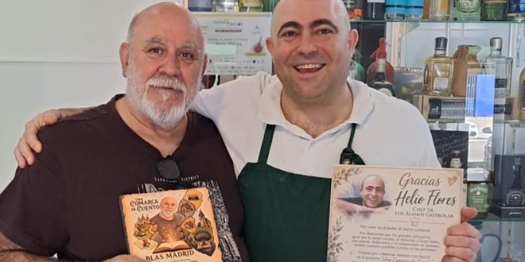 Blas Madrid crea una nueva casita de cuento para Peñaranda con un bonito homenaje al chef Helio Flores, de Los Álamos Gastrolab