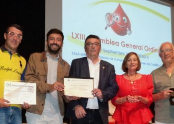 La Hermandad de Donantes de Sangre de Salamanca distingue al Ayuntamiento de Peñaranda como colabor destacado