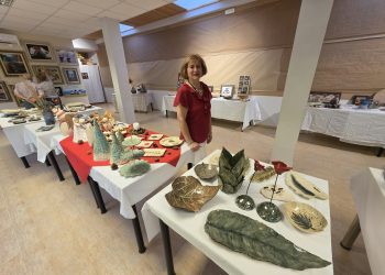 Carmen Mulas muestra en Bóveda del Río Almar sus múltiples aficiones creativas recogidas en la exposición ‘Mis Aficiones’