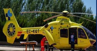 El vuelco de una carretilla deja un varón herido y atrapado en una empresa situada en el polígono industrial de Huerta
