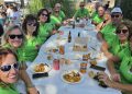 La última paella del verano se vive en Bóveda del Río Almar y reúne a 450 comensales en el parque municipal Miguel Delibes