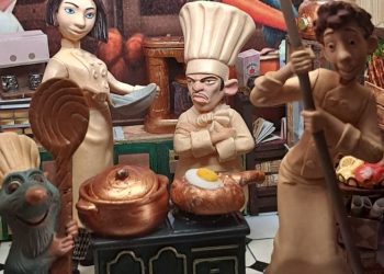 Blas Madrid se inspira en Ratatouille para la cuarta casita de cuentos que habrá en Peñaranda y la séptima en la comarca