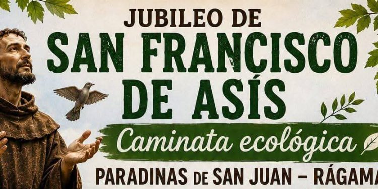 Vecinos de siete pueblos participarán en una caminata ecológica de Paradinas a Rágama por el Jubileo de San Francisco de Asís