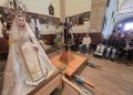 El Cristo de Hornillos y la Virgen llegan a la ermita de Arabayona en plena cuenta atrás para su multitudinaria y esperada romería