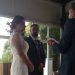 El alcalde de El Campo de Peñaranda, Hermógenes Terradillos, oficia la ceremonia civil de Ismael y Virginia en la finca El Ventorro