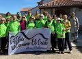 El club de senderismo Camino El Cristo, de Alaraz, recorre la ruta a la ermita del Cristo de Cabrera y el castillo de Santa Cruz