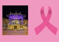 El emblemático templete de Peñaranda se tiñe estos días de color rosa con motivo del Día Internacional del Cáncer de Mama
