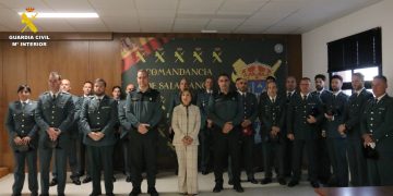 21 nuevos guardias civiles refuerzan la actual plantilla y prestarán servicio en distintas unidades y puestos de la provincia salmantina