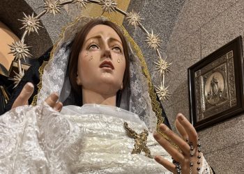 Nuestra Señora de las Lágrimas ya viste de luto en Peñaranda de cara al mes de noviembre dedicado a los difuntos