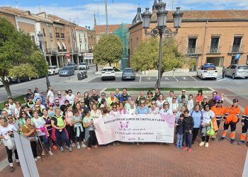 La X edición de la Marcha Solidaria a favor de AsaluCyL une a vecinos de Villar de Gallimazo, Aldeaseca y Peñaranda